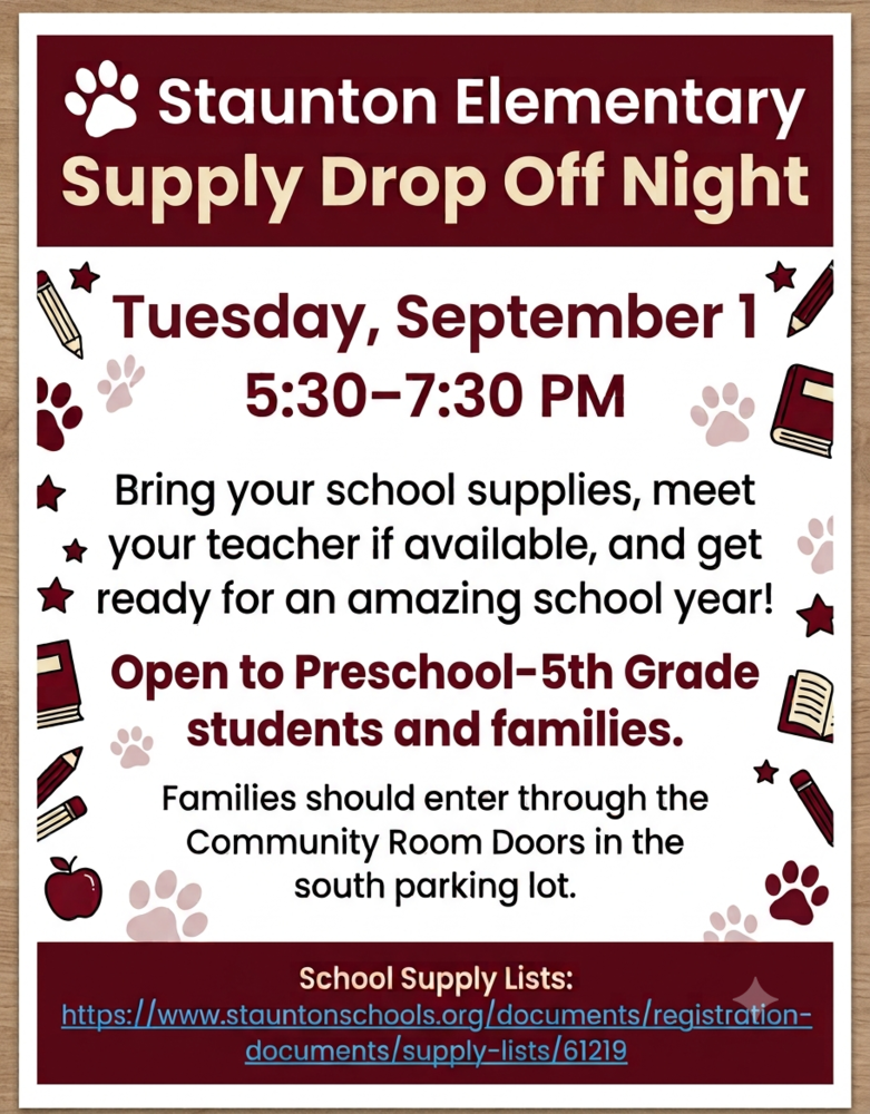 Supply Drop Flyer