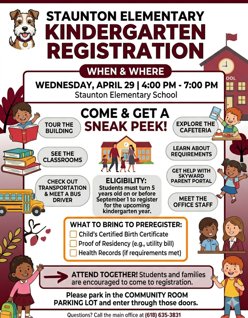 Kindergarten Registration Flyer