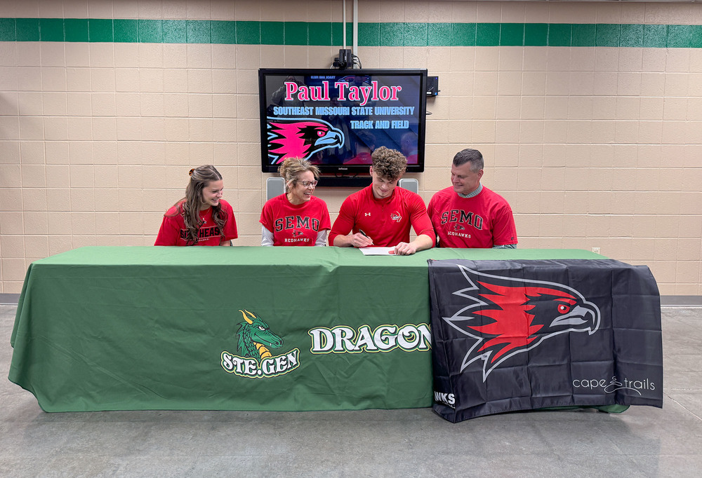Ste. Genevieve High School Senior Paul Taylor Signs with SEMO for Track & Field
