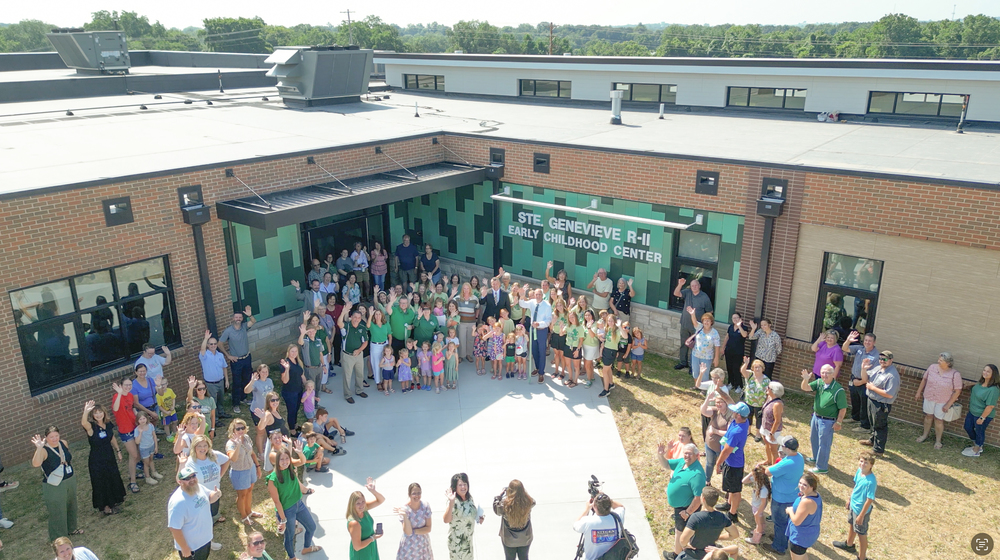 Ste. Genevieve County R-II Hosts  Early Childhood Center Ribbon-Cutting & Tours