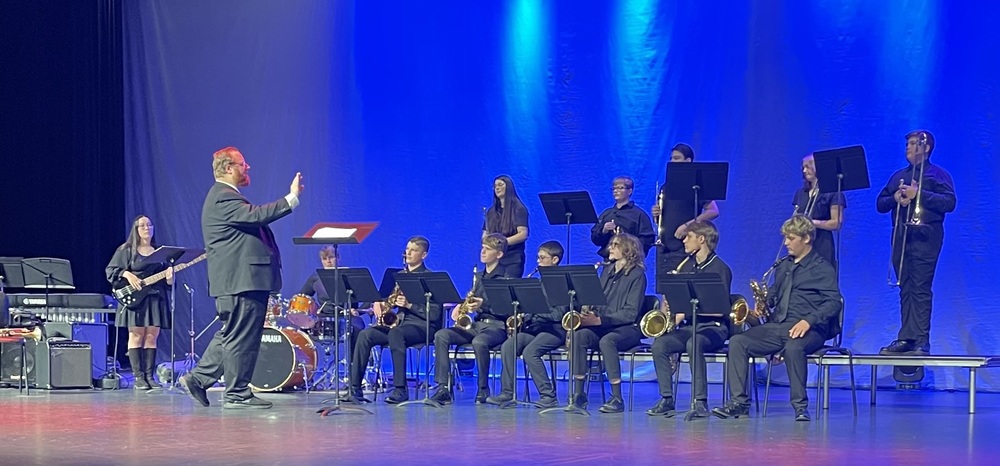 Jazz Band Attends High School Jazz Festival