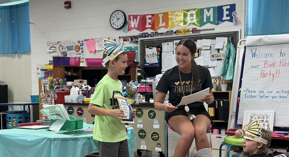 Bloomsdale Elementary Kindergarten Class Publishes Book
