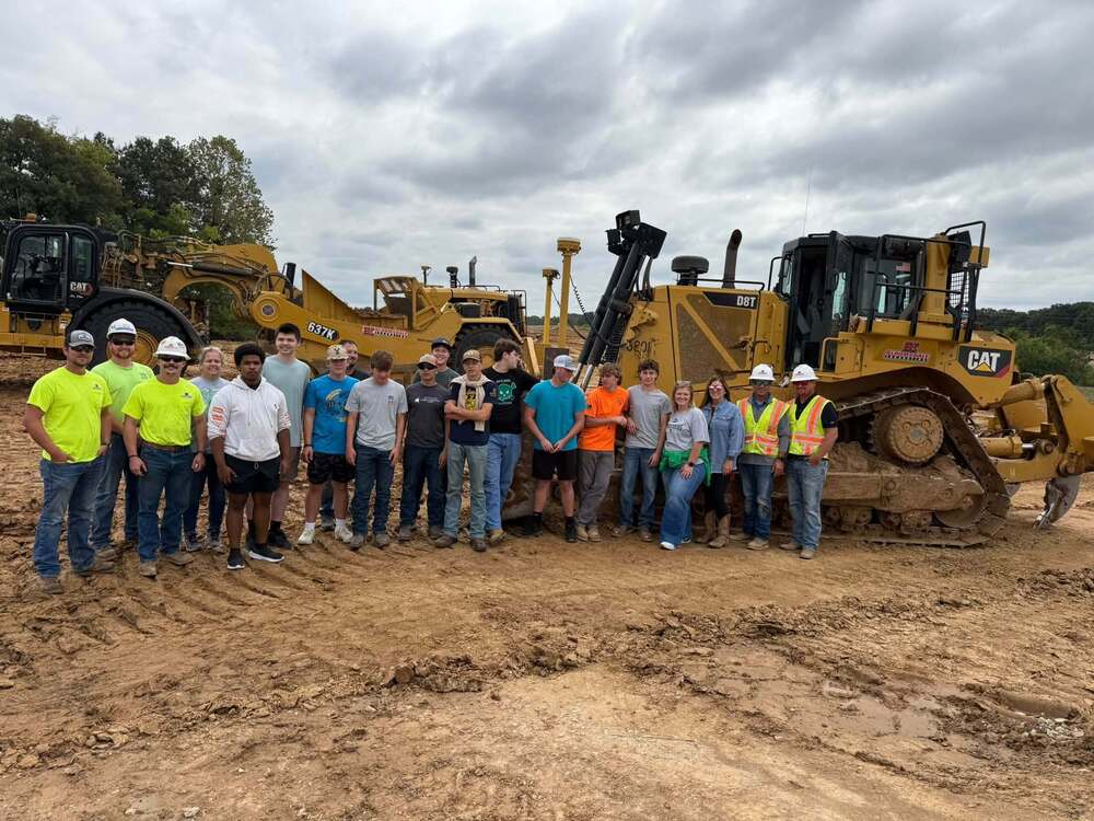 SGHS Students Explore Careers at Bloomsdale Excavating Site Demo