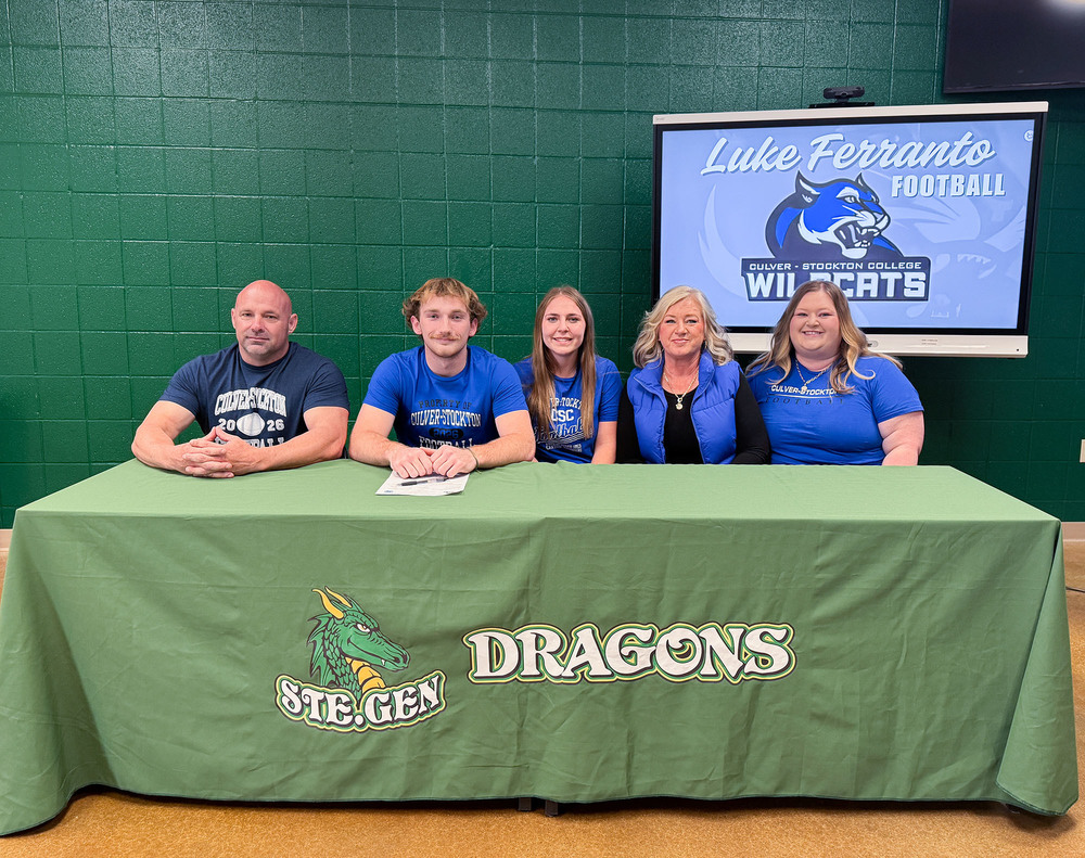 Senior Luke Ferranto Signs with Culver-Stockton College for Football