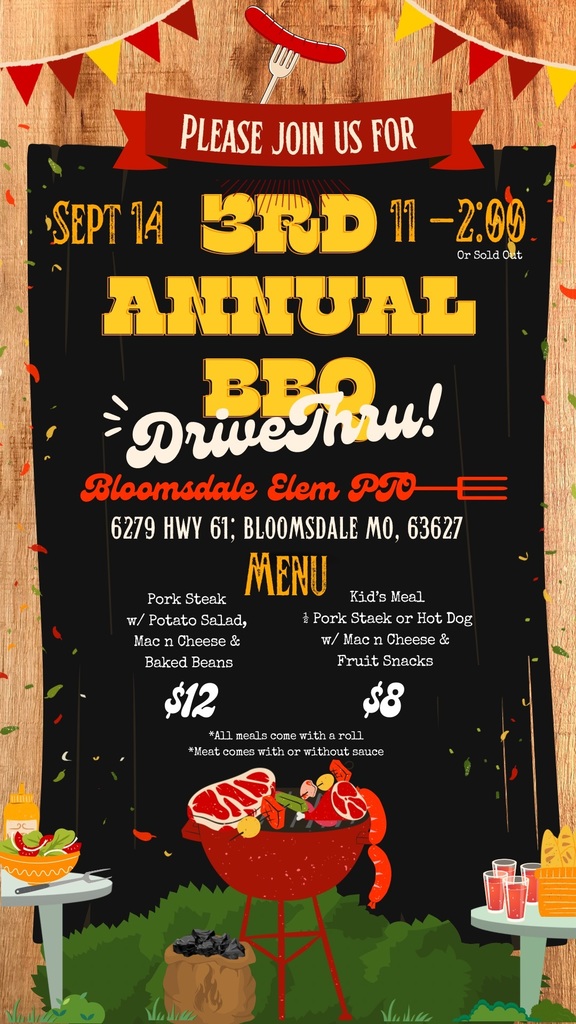 BLE PTO BBQ this Saturday!