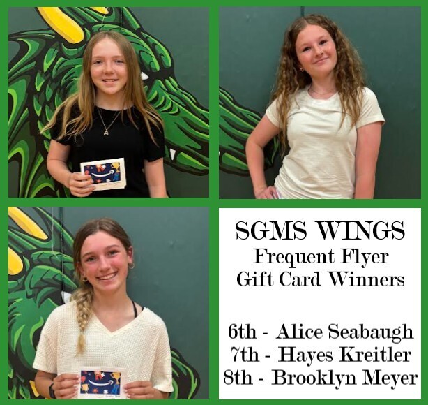 2026 Frequent Flyer Drawing Winnners - Seabauh, Kreitler, Meyer