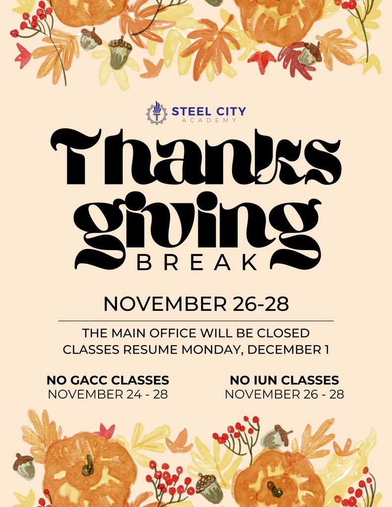 Thanksgiving break reminder