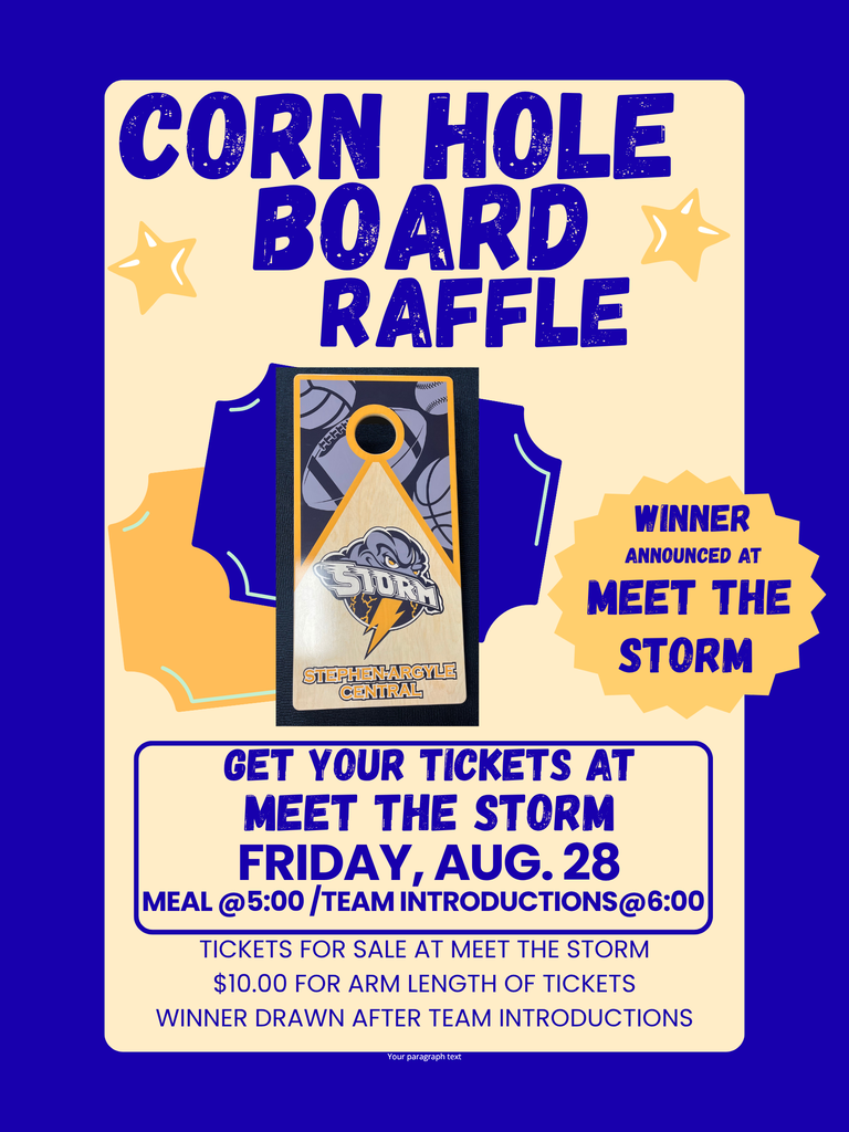 Meet the Storm Raffle