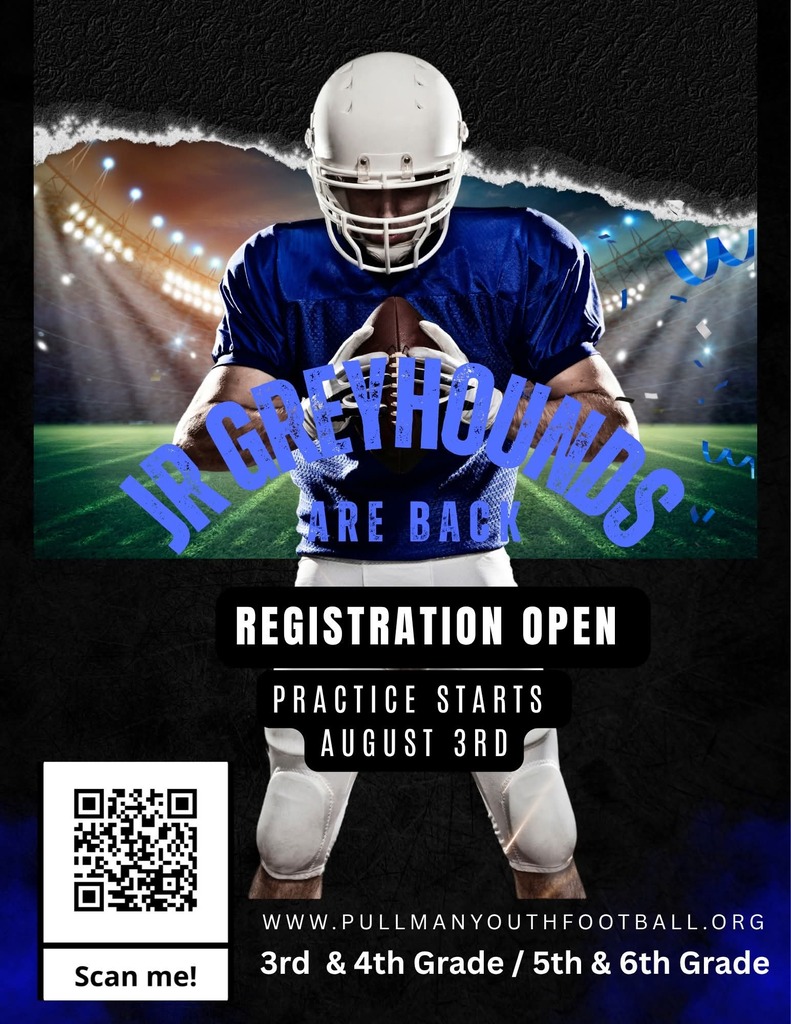 a football player for Pullman tackle football program is looking for more players for 3rd/4th grade and 5th/6th grade teams.