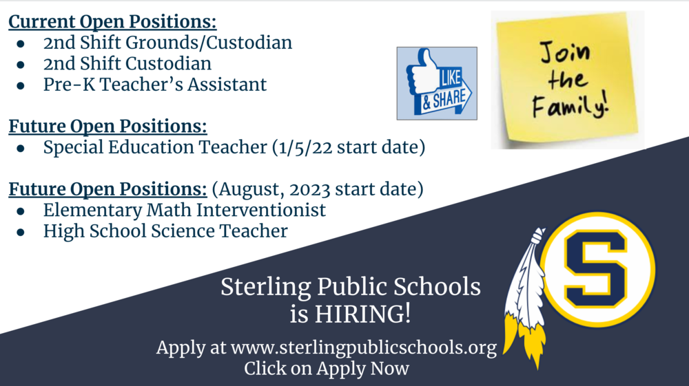 SPS is Hiring!