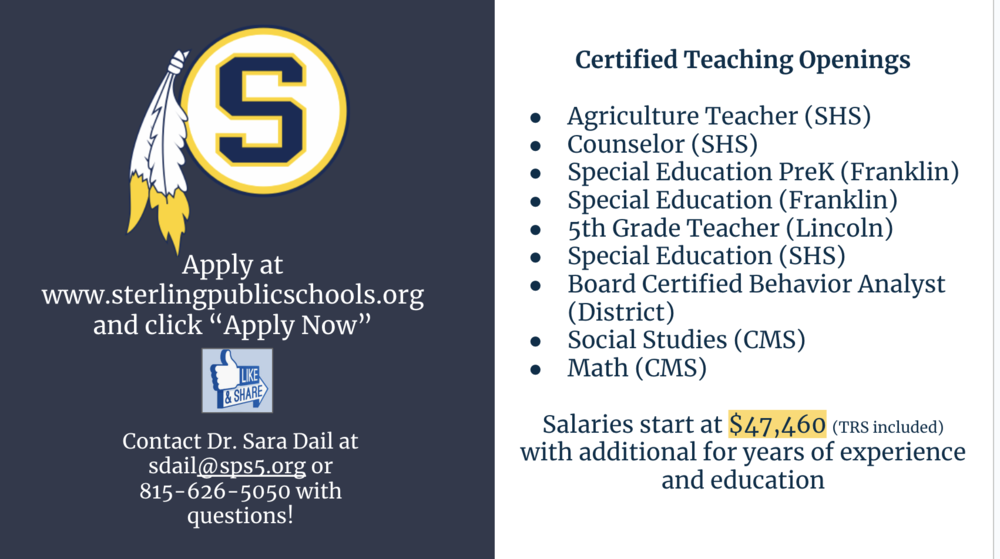 SPS is Hiring!