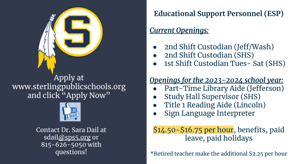 SPS is Hiring ESPs!