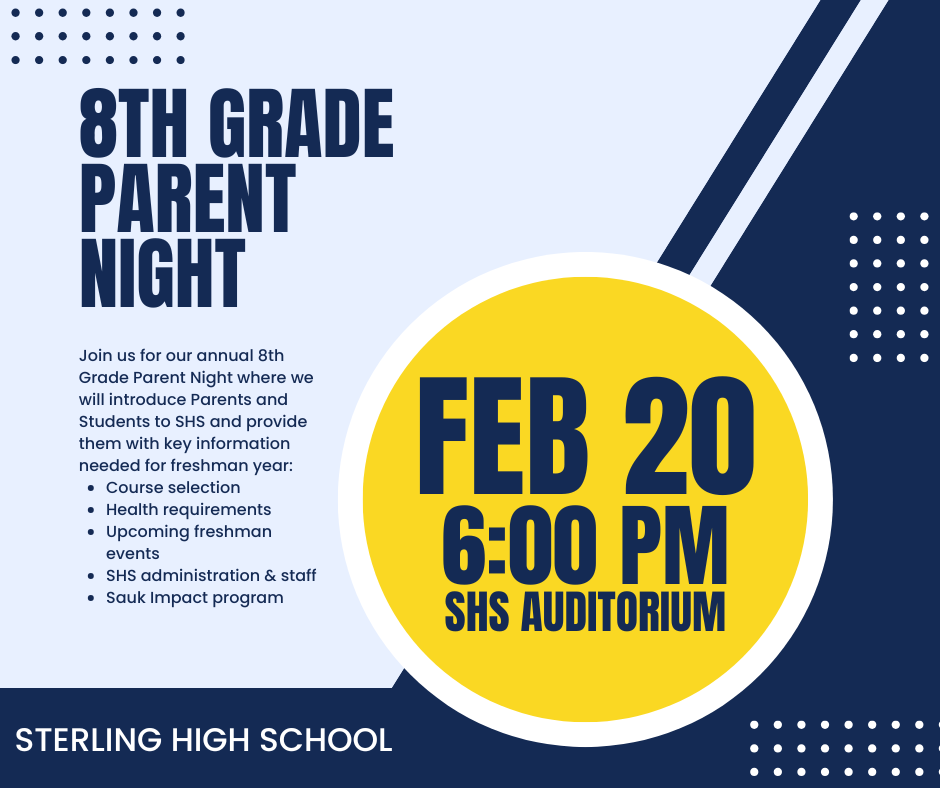 8th grade parent night