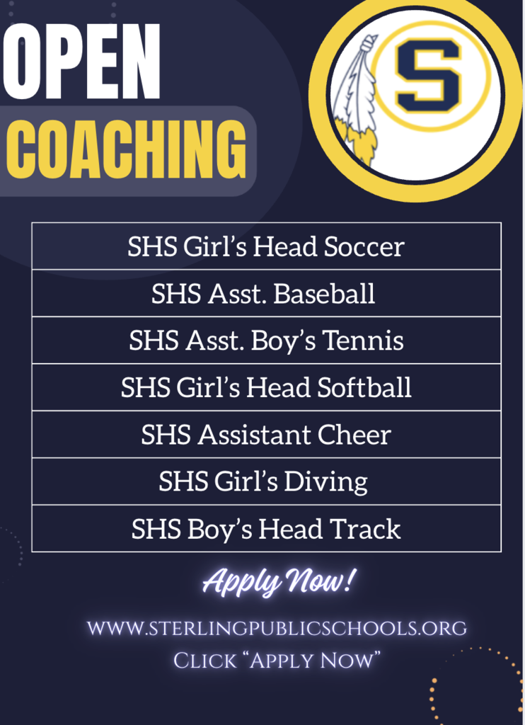 Open Coaching Positions!