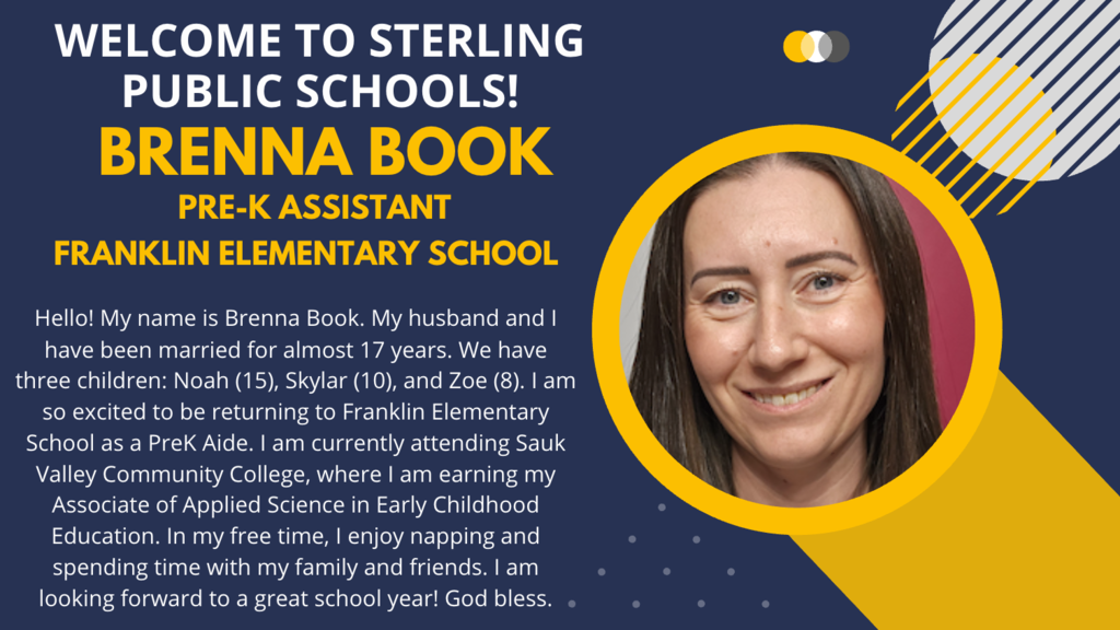 Welcome back to SPS, Brenna!