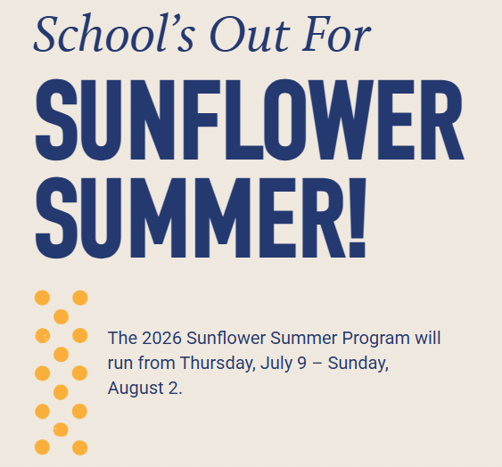 school's out for sunflower summer