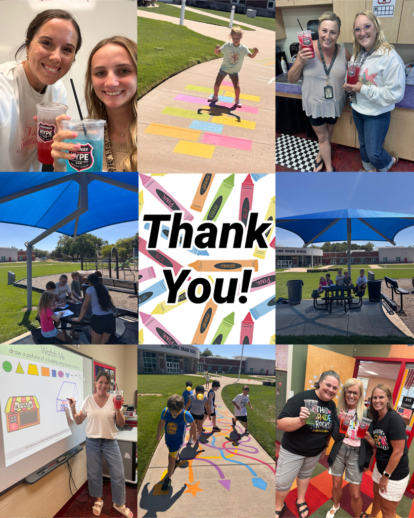 Thank you from Sterling Grade School.