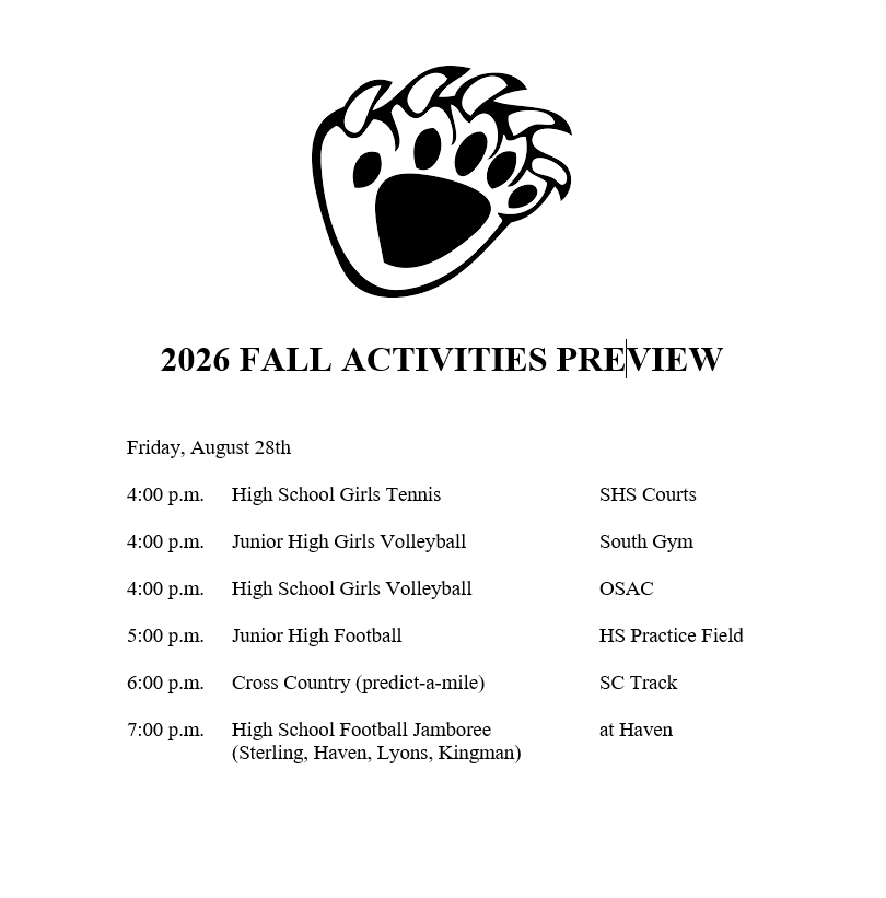 Fall Sports Preview