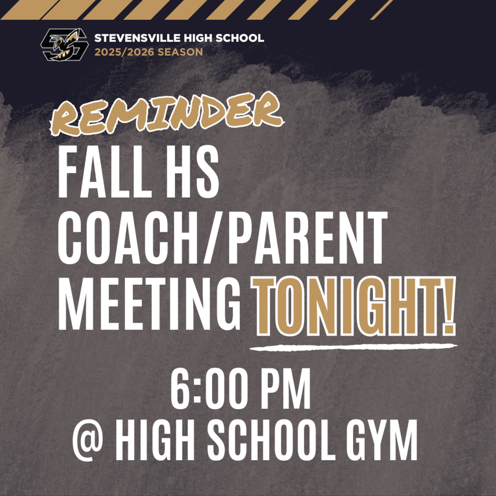 Fall Sports Reminder