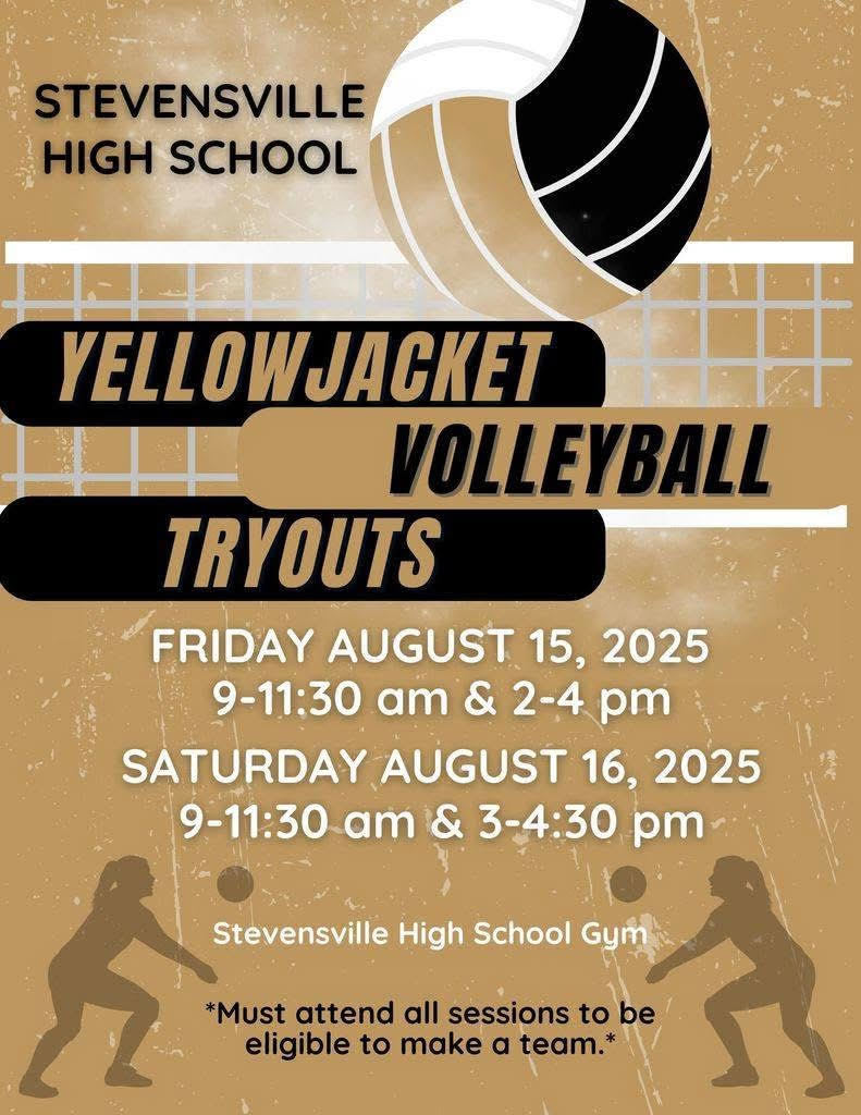 Volleyball tryouts