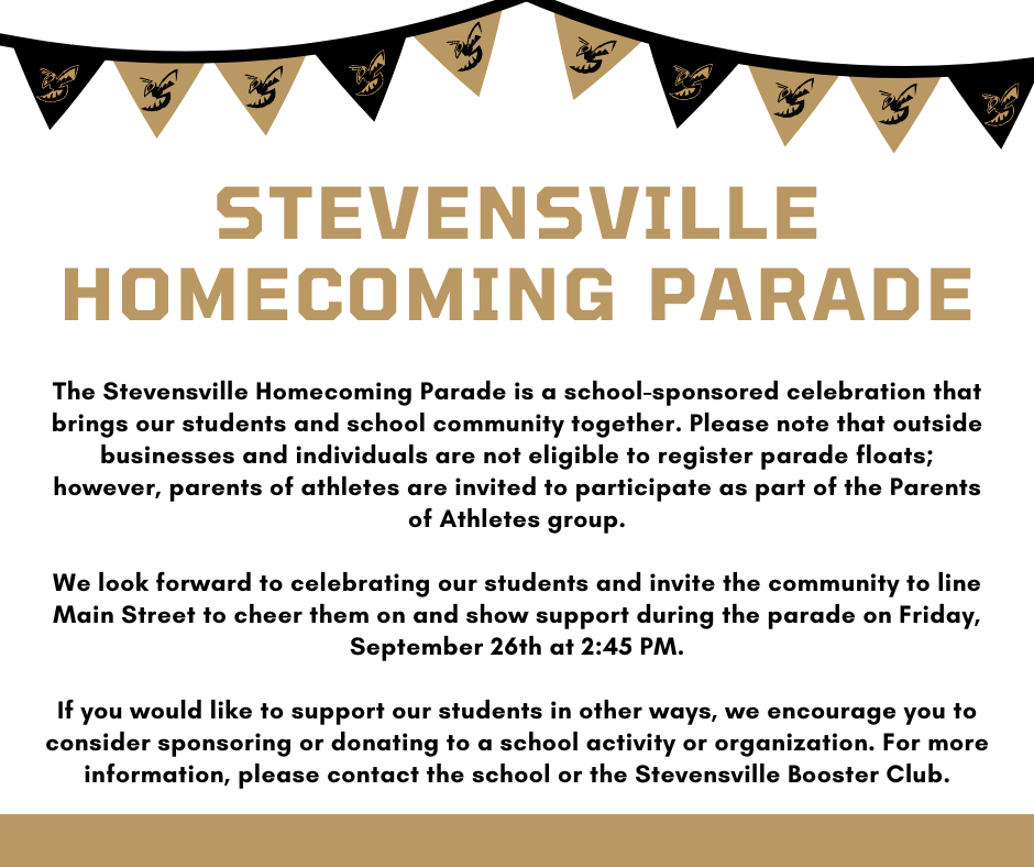 Stevensville Homecoming Parade