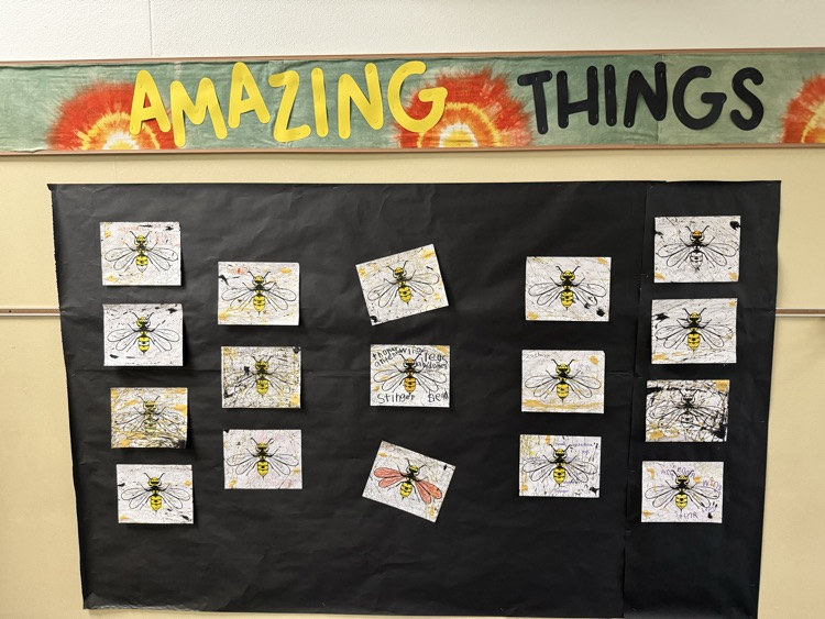 Elementary hallway art