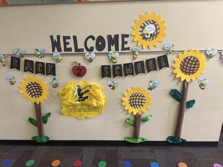 Kindergarten hallway art
