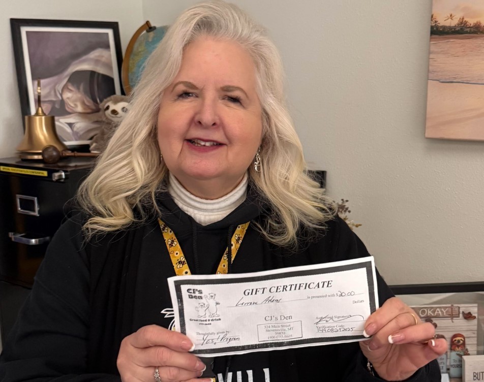 Lorraine Adams - Week 12 Winner