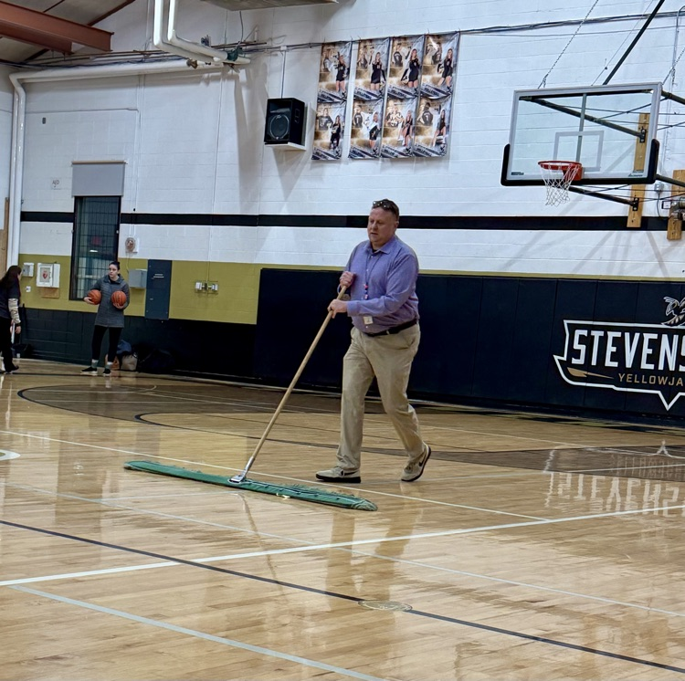 Mr. Konen sweeping