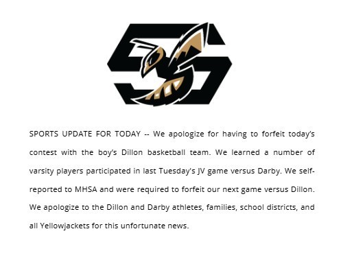 Sports Announcement