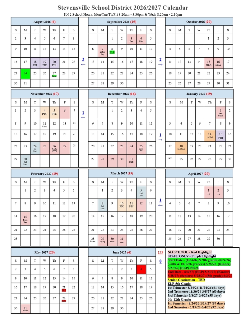District Calendar
