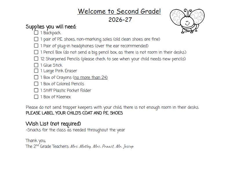 2nd Grade