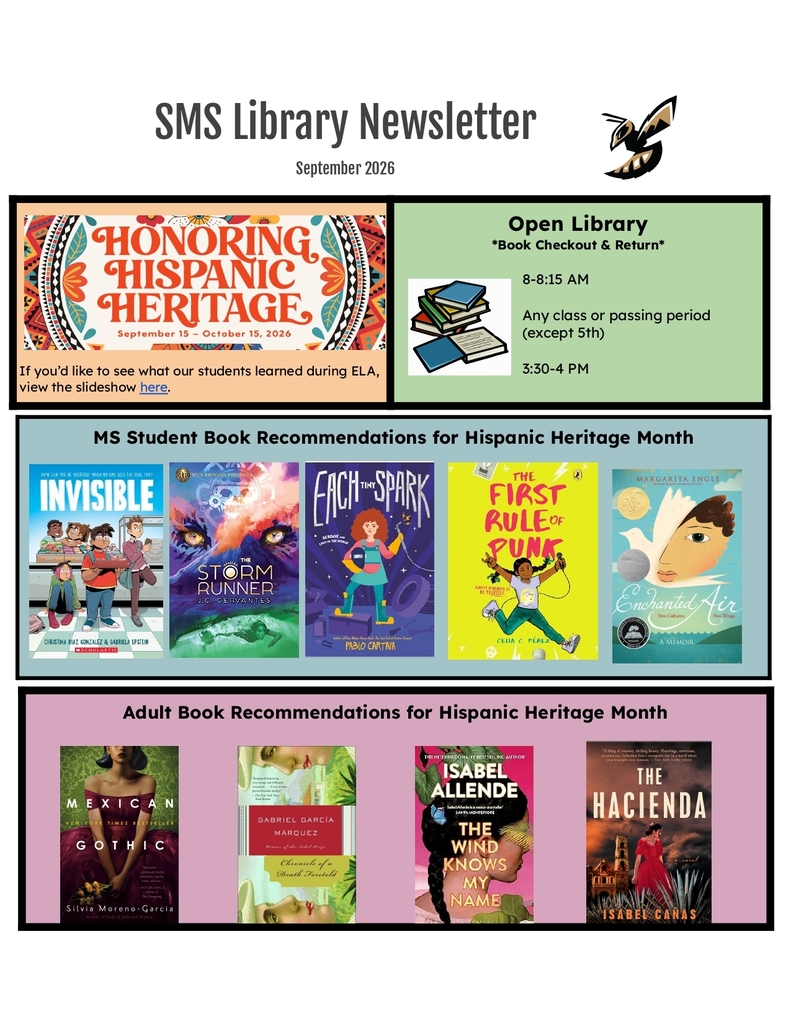 Library Newsletter page 1
