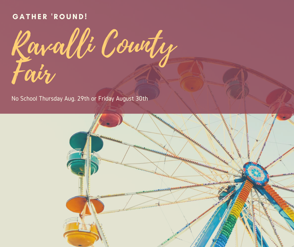 County fair poster with Farris wheel