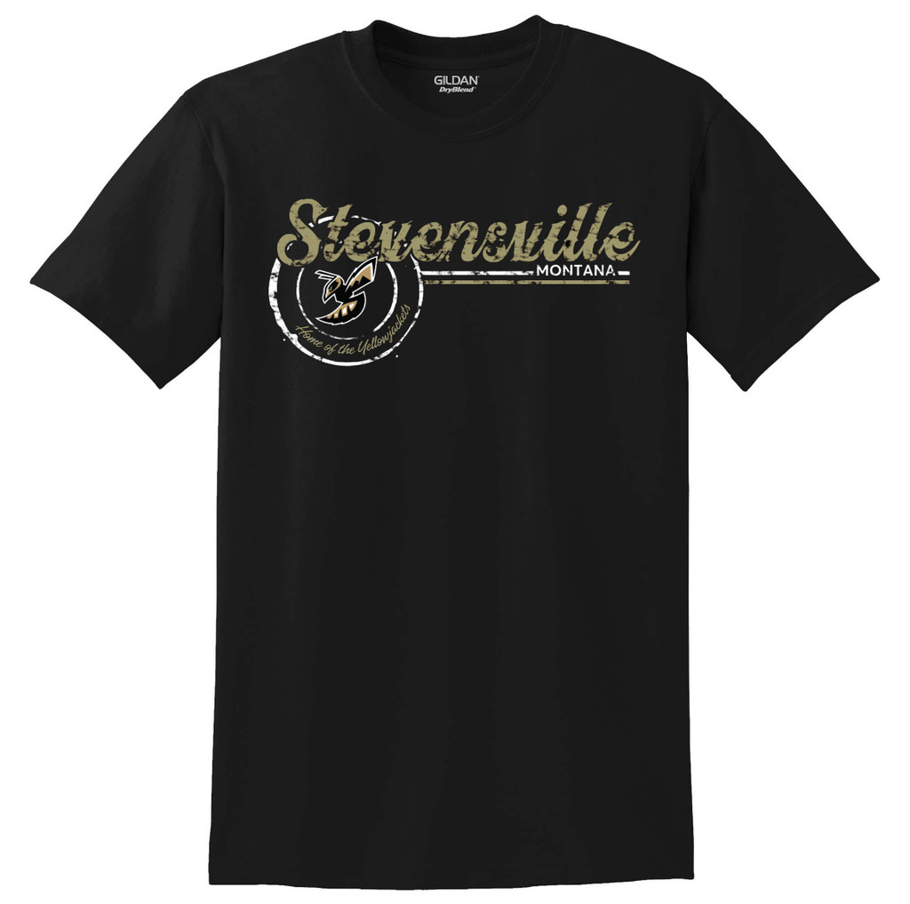 Stevensville homecoming tshirt with jacket logo
