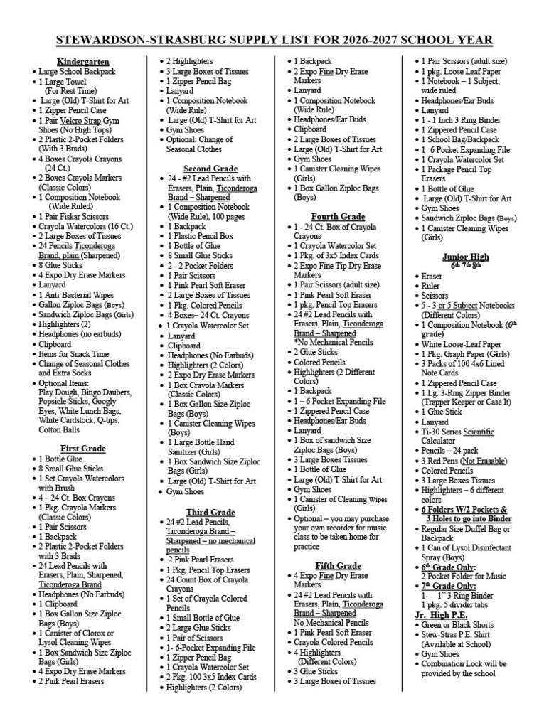 list