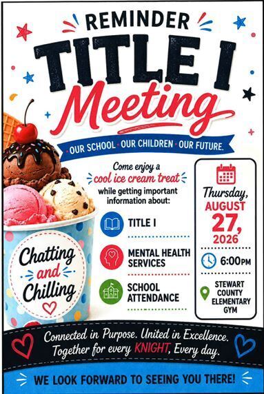 Title I Meeting Flyer