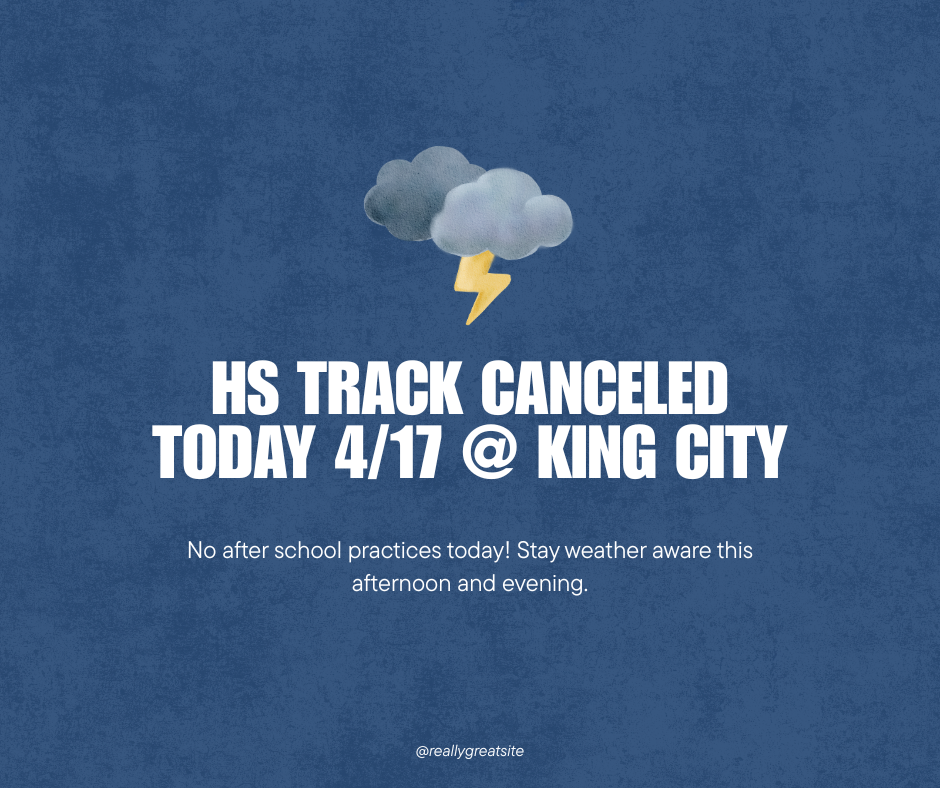 Track 4/17 Canceled