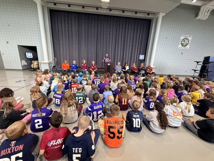 Whole group being introduced by Mr. Johnson