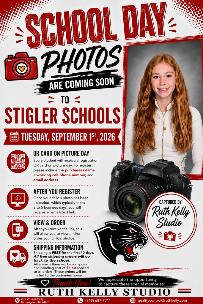 School Pictures tomorrow 09/01/26