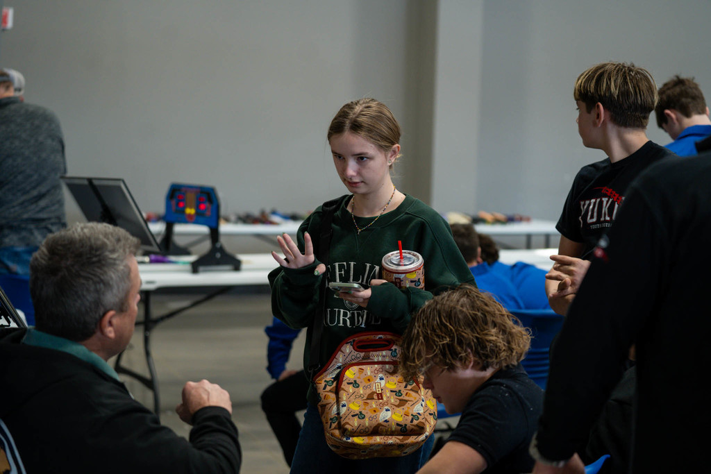 Student keeping Mr. Kimble in the loop