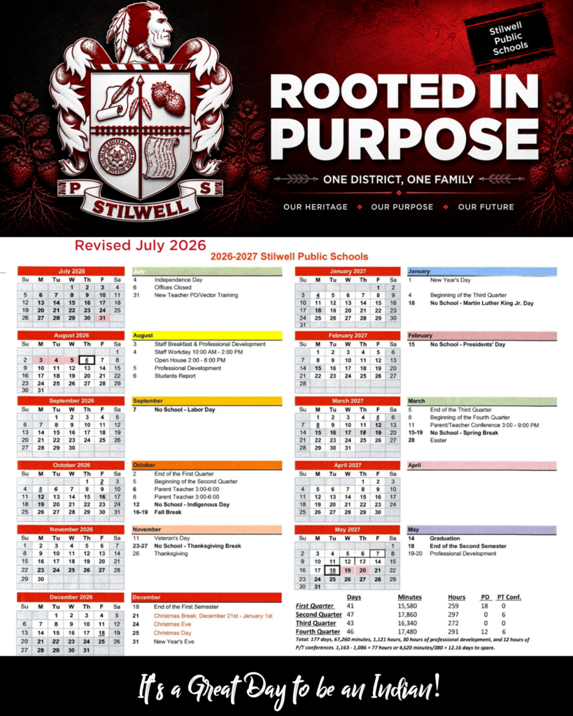 Revised 26-27 District Calendar