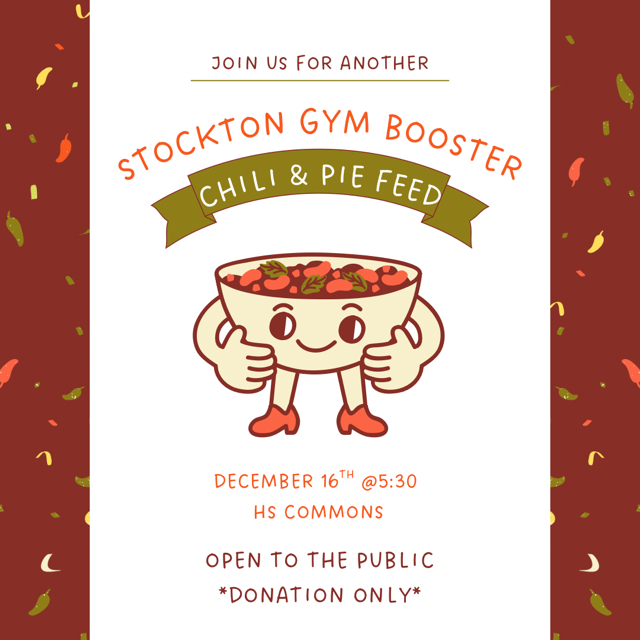 Stockton Gym Booster Chile & Pie Feed
