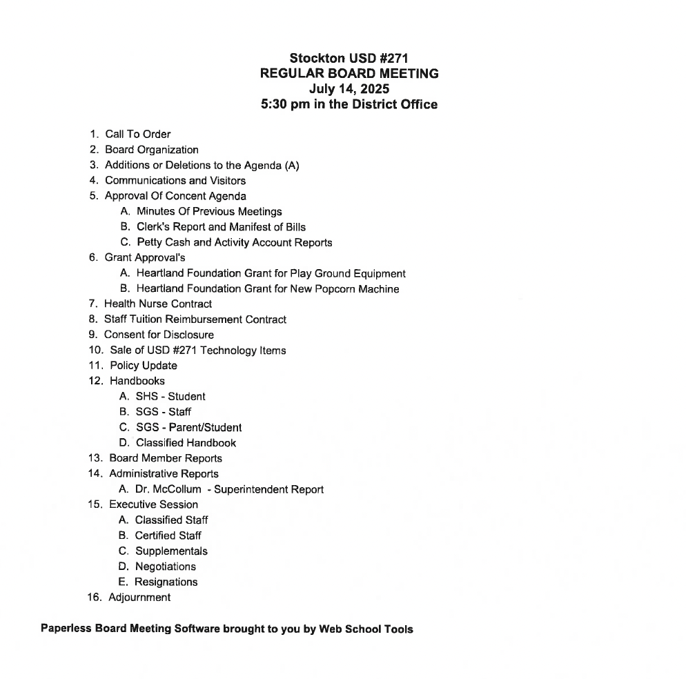 board meeting
