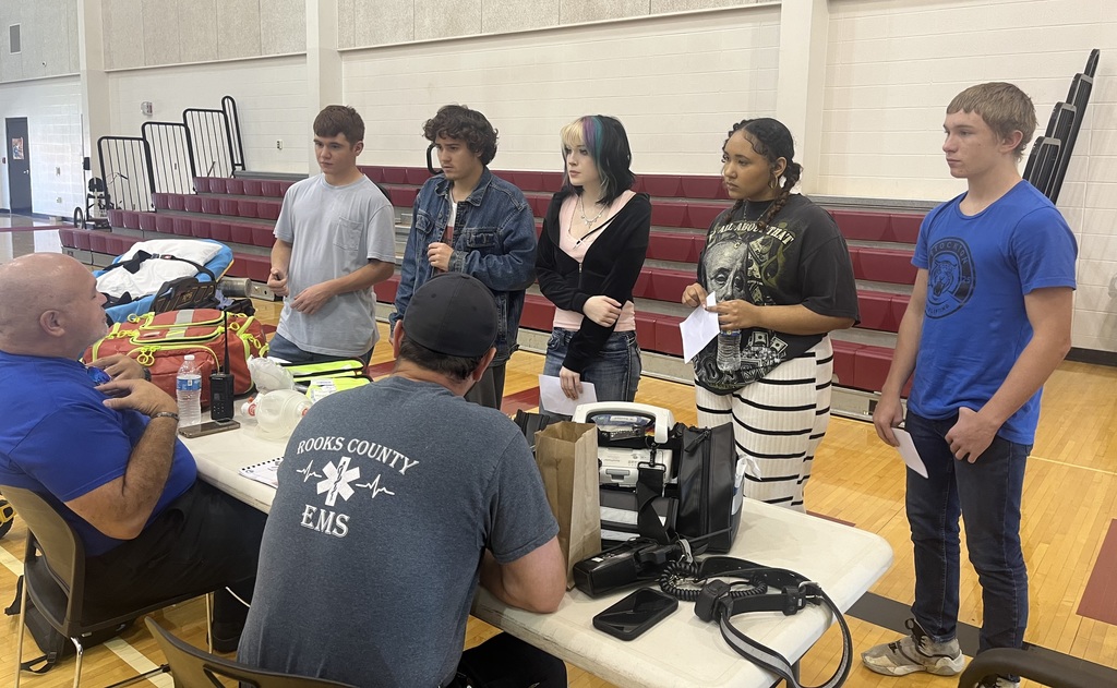 All 9-12 SHS students attended the Rooks County Career Fair on Wednesday in Plainville.