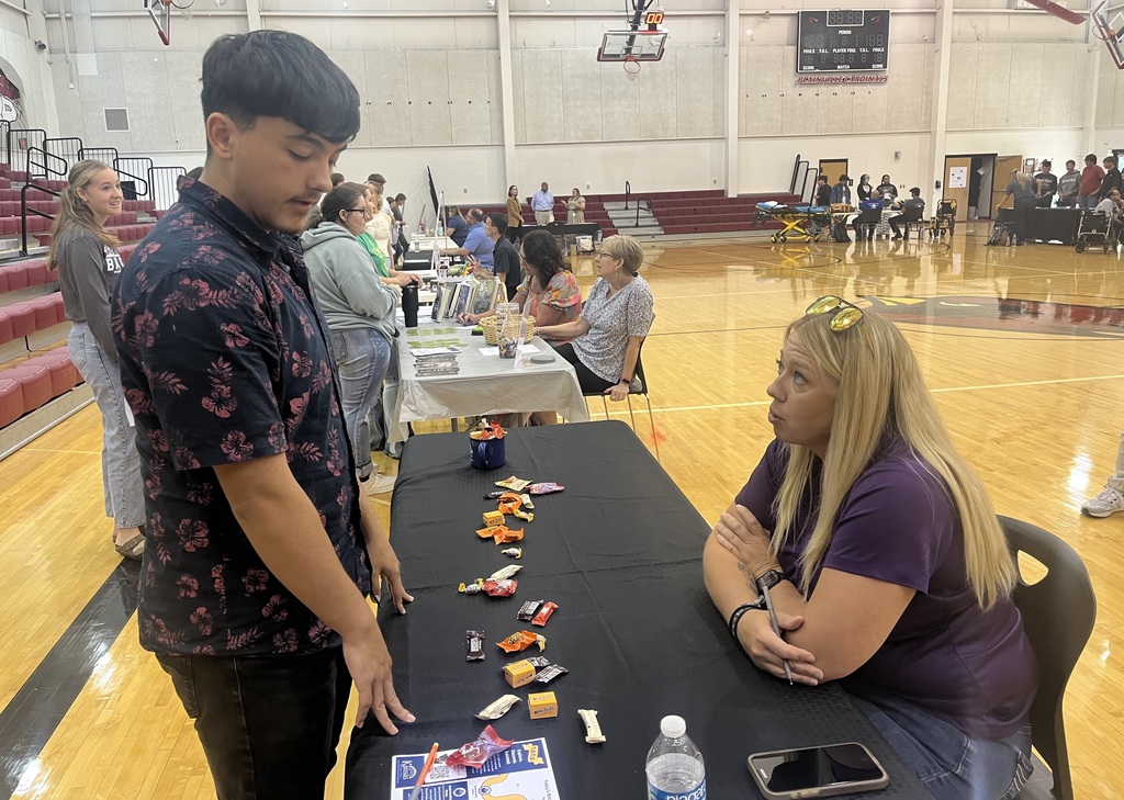 All 9-12 SHS students attended the Rooks County Career Fair on Wednesday in Plainville.