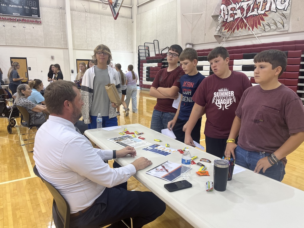 All 9-12 SHS students attended the Rooks County Career Fair on Wednesday in Plainville.