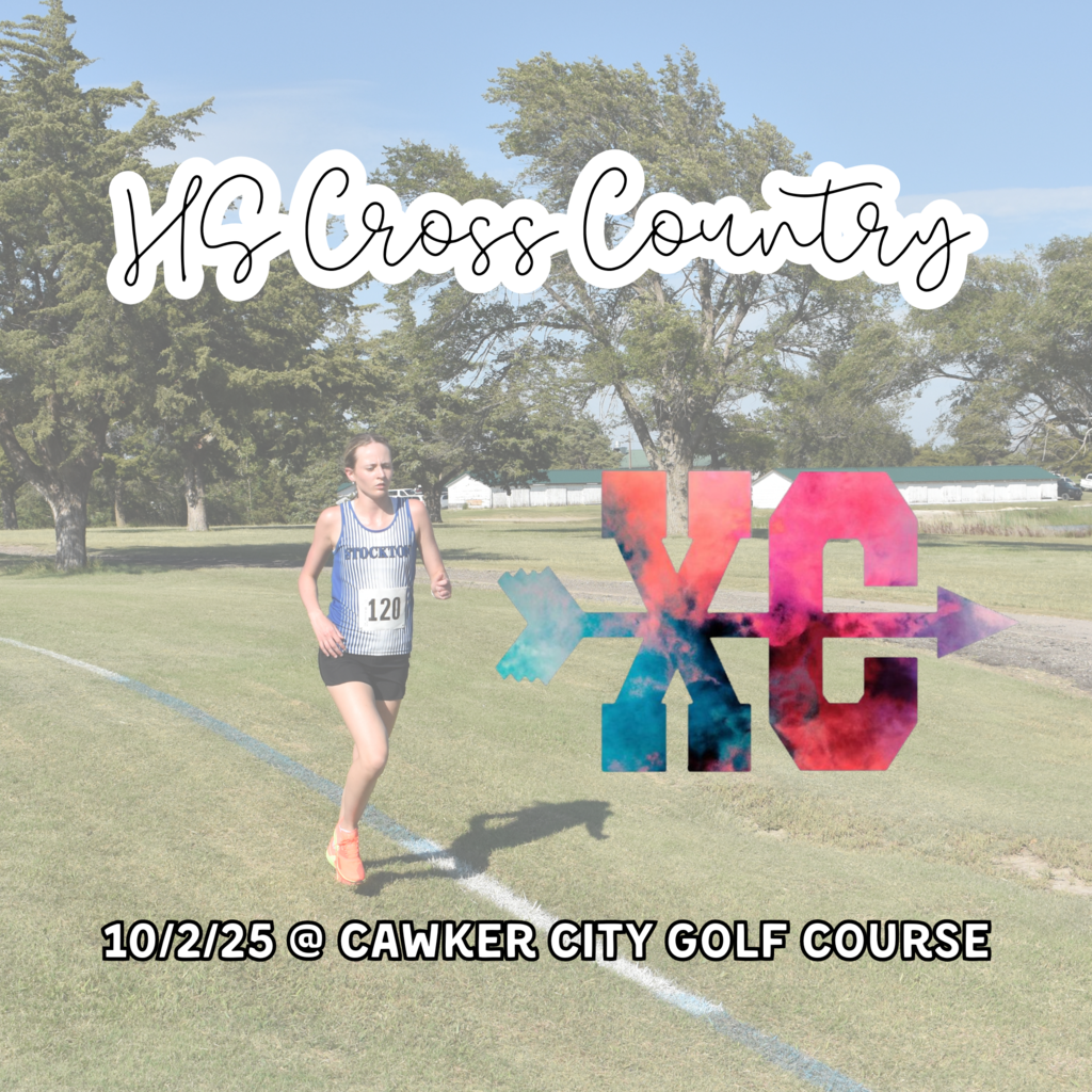 HS Cross Country today at the Cawker City Golf Course!