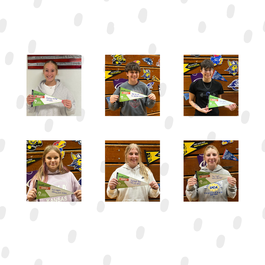 The seniors participated in Apply Kansas Day this week!