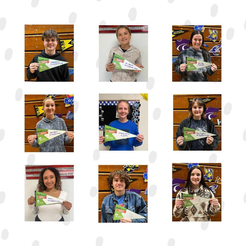 The seniors participated in Apply Kansas Day this week!